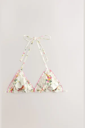 Next Embroidered Lettuce Edge Bikini Top44
