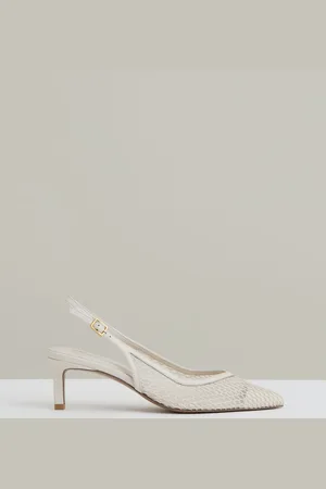 Reiss Sirena Mesh Slingback Heelseu37