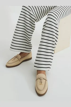River Island Raffia Gumsole Loaferseu41