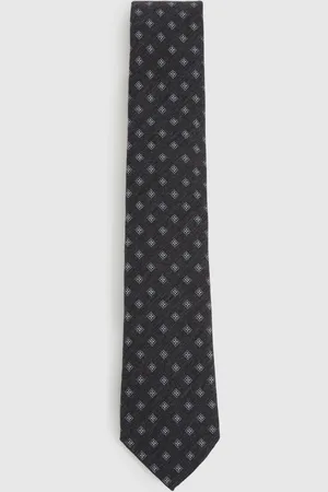 Reiss Rimini Wool Silk Foulard Textured TieEN
