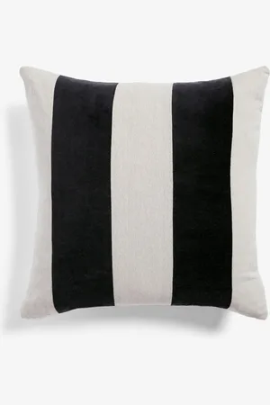 Next Stripe Linford Velvet Cushion50 x 50cm