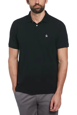 Original Penguin Daddy Pique Black Polo ShirtS