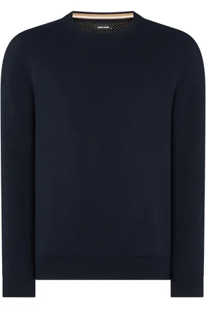 Remus Tapered Fit 100% Cotton Crew Neck Jumperlarge