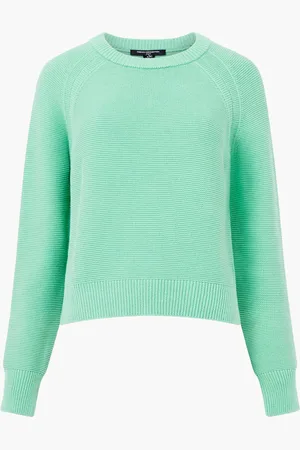 French Connection 100% Cotton Lily Mozart Crew Neck JumperL