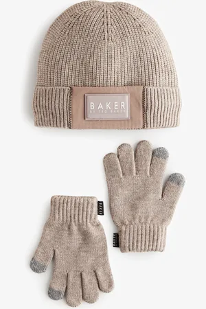 Ted Baker Boys Beanie and Gloves Set7 - 10 år (122 - 140cm)