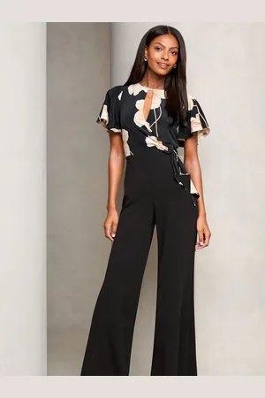 Lipsy London 2 in 1 Flutter Sleeve Jumpsuit34