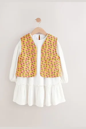 Next Long Sleeve Dress and Gilet Set (3-16yrs)14 år (164cm)
