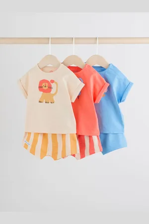 Next Baby top og shorts 3 pakkesæt6268cm