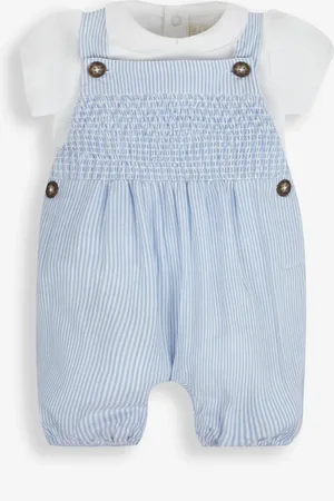 JoJo Maman Bébé 2-Piece Smocked Dungarees & Bodysuit Set1.5 - 2 år (86 - 92cm)