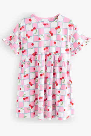 Next Kortærmet Jersey 100% Bomuld Kjole (3-16år)6 år (116cm)