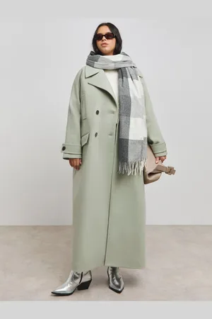 Simply Be Dobbeltradet Faux Wool Maxi Coat38