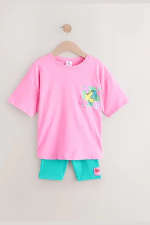 Next Little Mermaid Ariel 100% Cotton T-Shirt and Cycle Shorts Set (3mths-7yrs)3 - 6 måneder (62 - 68cm)