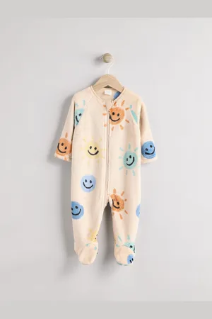 Next Baby Zip Fleece SleepsuitUp to 1 Month (56cm)