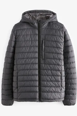 Next Vandafvisende Lightweight Med hætte Puffer Coat JakkeXS Reg