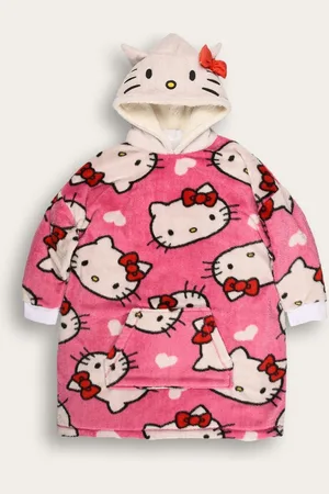 Brand Threads Hello Kitty Dame Med hætte TæppeEn