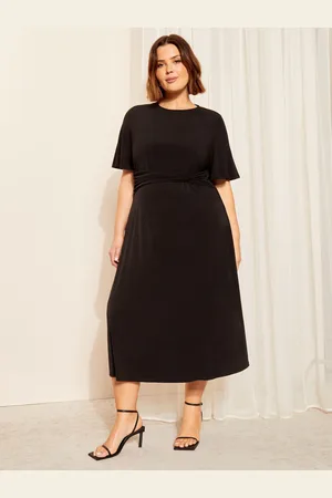 Friends Like These Curves Like These Jersey Midi Kjole46