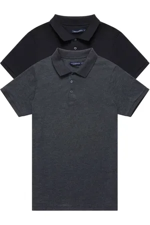 French Connection Melange J Polo Shirts 2 PackS