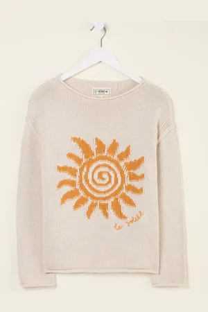 Fat Face FatFace Sun Crew Neck Knitted Jumper