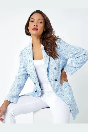 Roman Textured Ternet Boucle Blazer Jakke40