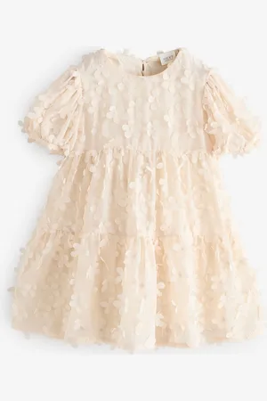 Next Short Sleeve 3D Flowers Dress (3mths-7yrs)3 - 4 år (98 - 104cm)