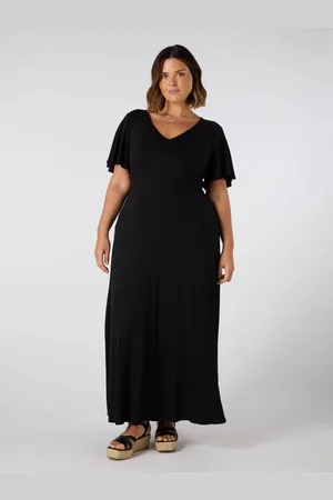 Live Unlimited London Jersey V-Neck Maxi Dress42