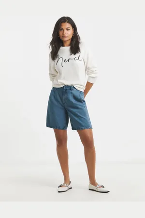 Simply Be Bermuda Denim Shorts With Tencel TM Lyocell36