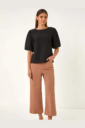 Roman Broderie Puff Sleeve Top38