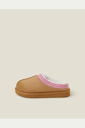 Accessorize Embroidered Suedette Mule SlippersS