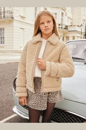 Lipsy London Shearling Biker Jakke (5-16år)6 år (116cm)