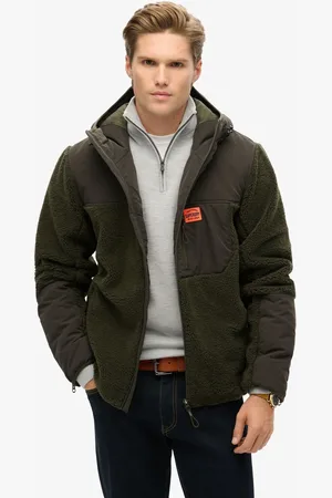 Superdry Hood Expedition Teddystof Hybrid JakkeM