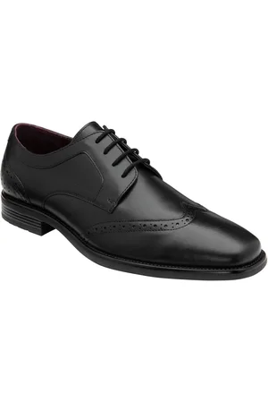 Lotus Leather Lace-Up Brogues