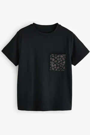 Next 100% Cotton Embellished Pocket T-Shirt46