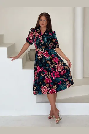 Girl in Mind Holland Blomster Krave Midi Kjole44