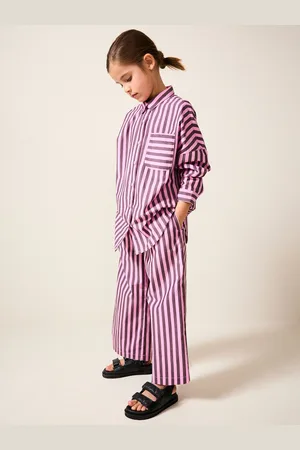 Next 100% Cotton Stripe 100% Cotton Shirt and Trousers Set (3-16yrs)11 år (146cm)