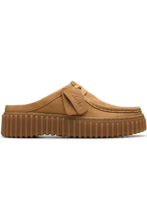 Clarks Suede Torhill Mule Shoes