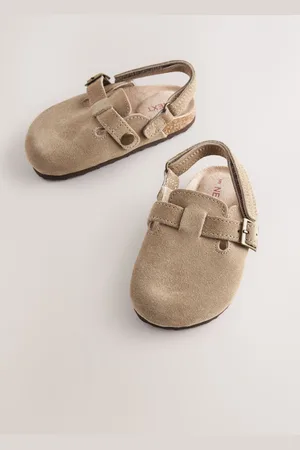 Next Leather Cushioned Footbed Clogs