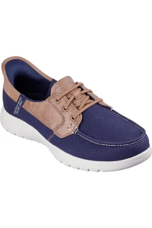 Skechers Blue On-the-GO Flex - Palmilla Boat Shoes