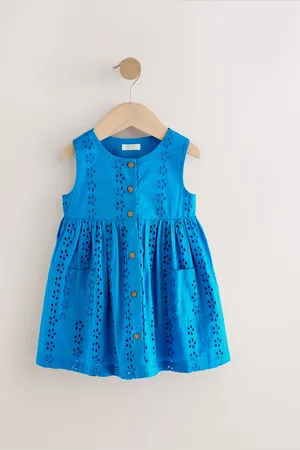 Next Sleeveless Pocket 100% Cotton Summer Dress (3mths-8yrs)6268cm