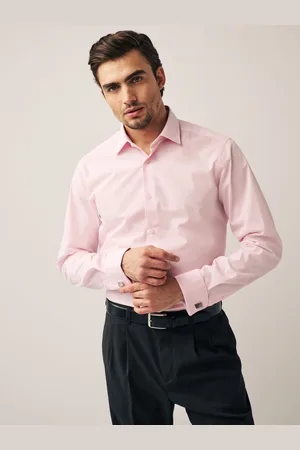 Next Easy Care Double Cuff Shirt39cm R (UK 15.5 R)