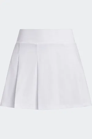 adidas Womens Ultimate365 Tour Pleated White SkirtXL almindelig