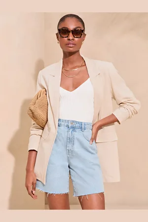 Lipsy London Afslappet lang skræddersyet blazer38