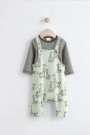 Next Jersey Baby Dungarees And Bodysuit Set (0mths-2yrs)12 - 18 måneder (80 - 86cm)
