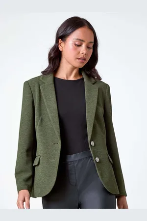 Roman Petite Textured Blazer Jakke44