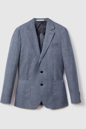 Reiss Ravenswood Slim Fit Single Breasted Wool Blend Blazer44