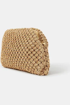 Accessorize Woven Clutch Bagen