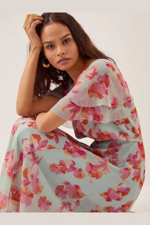 Monsoon Marlene Floral Print Midi Dress46