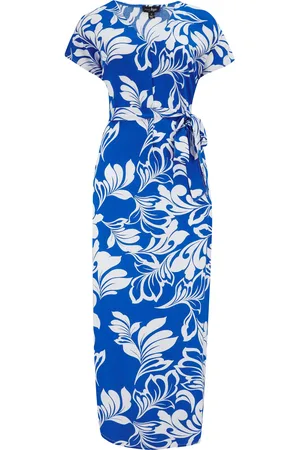 Pour Moi LENZING ECOVERO Viscose Belted Beach Kaftan Kjole38