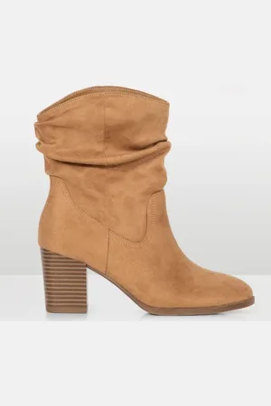 Novo Sheryl Slouch Block Heel Boots