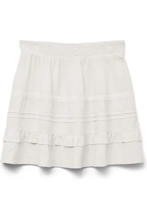 VERO MODA Ruffle 100% Organic Cotton Short SkirtXS 6