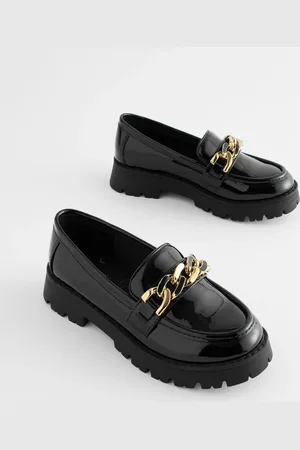 Next Chunky Chain Loafer School Shoes